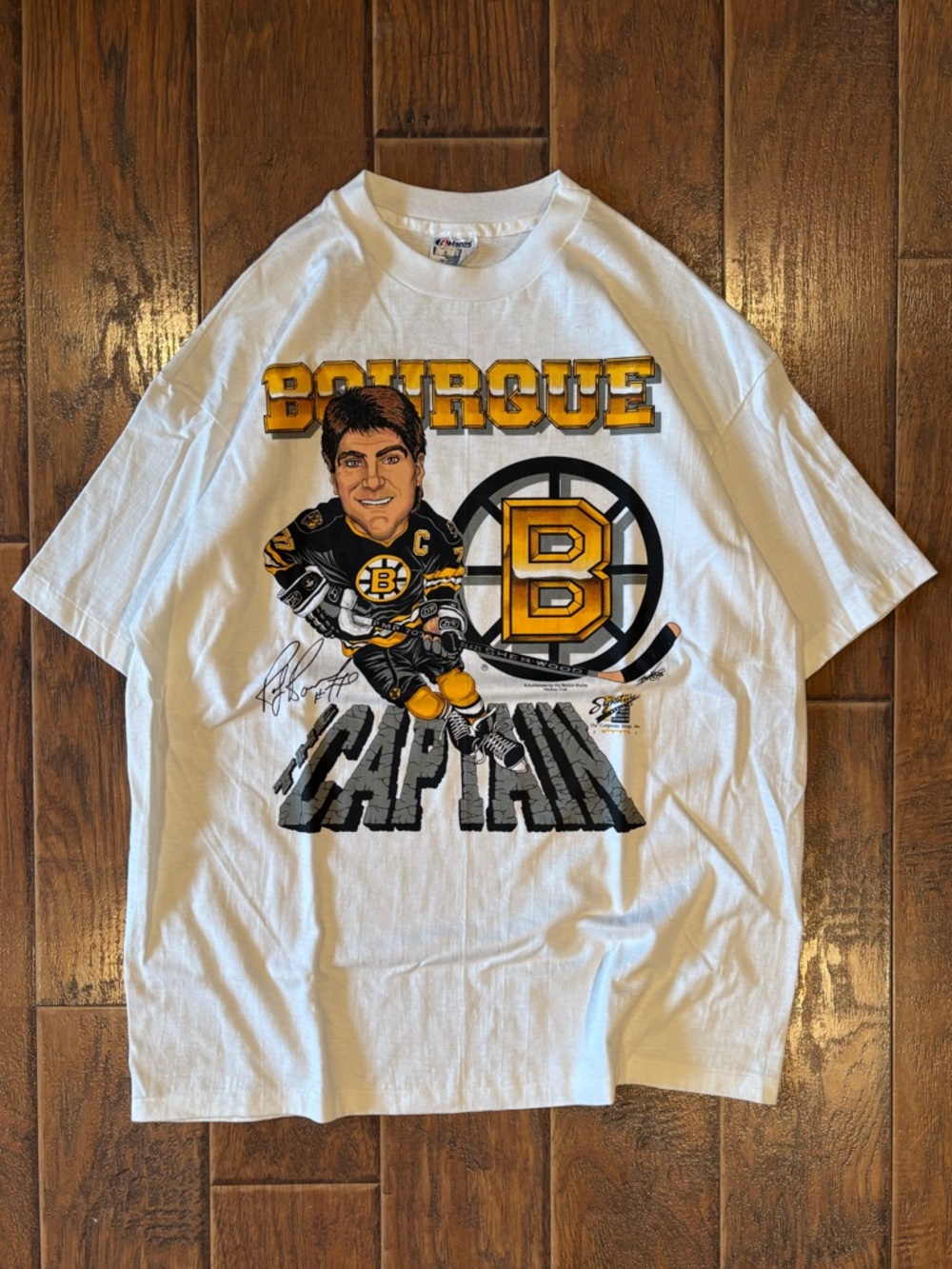 Vintage 1992 Ray Bourque Boston Bruins Shirt